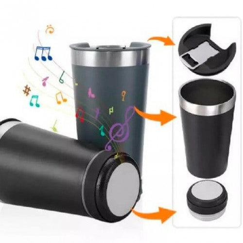SoundCup Pro – Vaso Térmico con Bocina Bluetooth